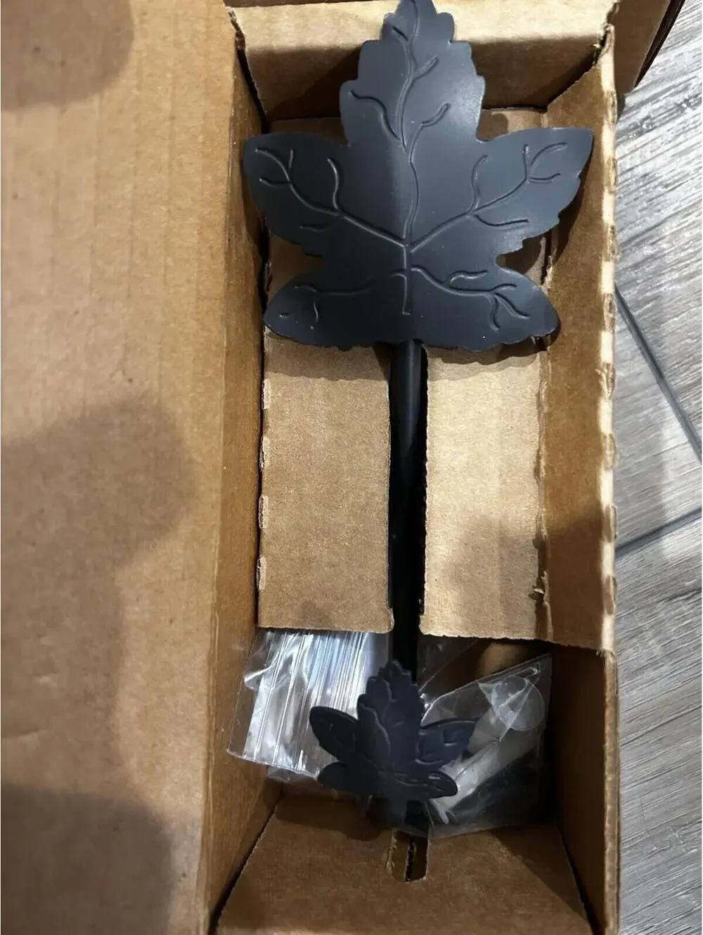 Longaberger MAPLE LEAF Wrought Iron Wall Hooks 72664 NEW